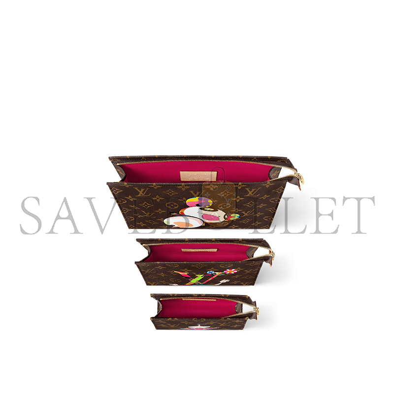 LOUIS VUITTON MURAKAMI LV X TM TRIO TOILETRY POUCH M13762 (25*20*6cm)